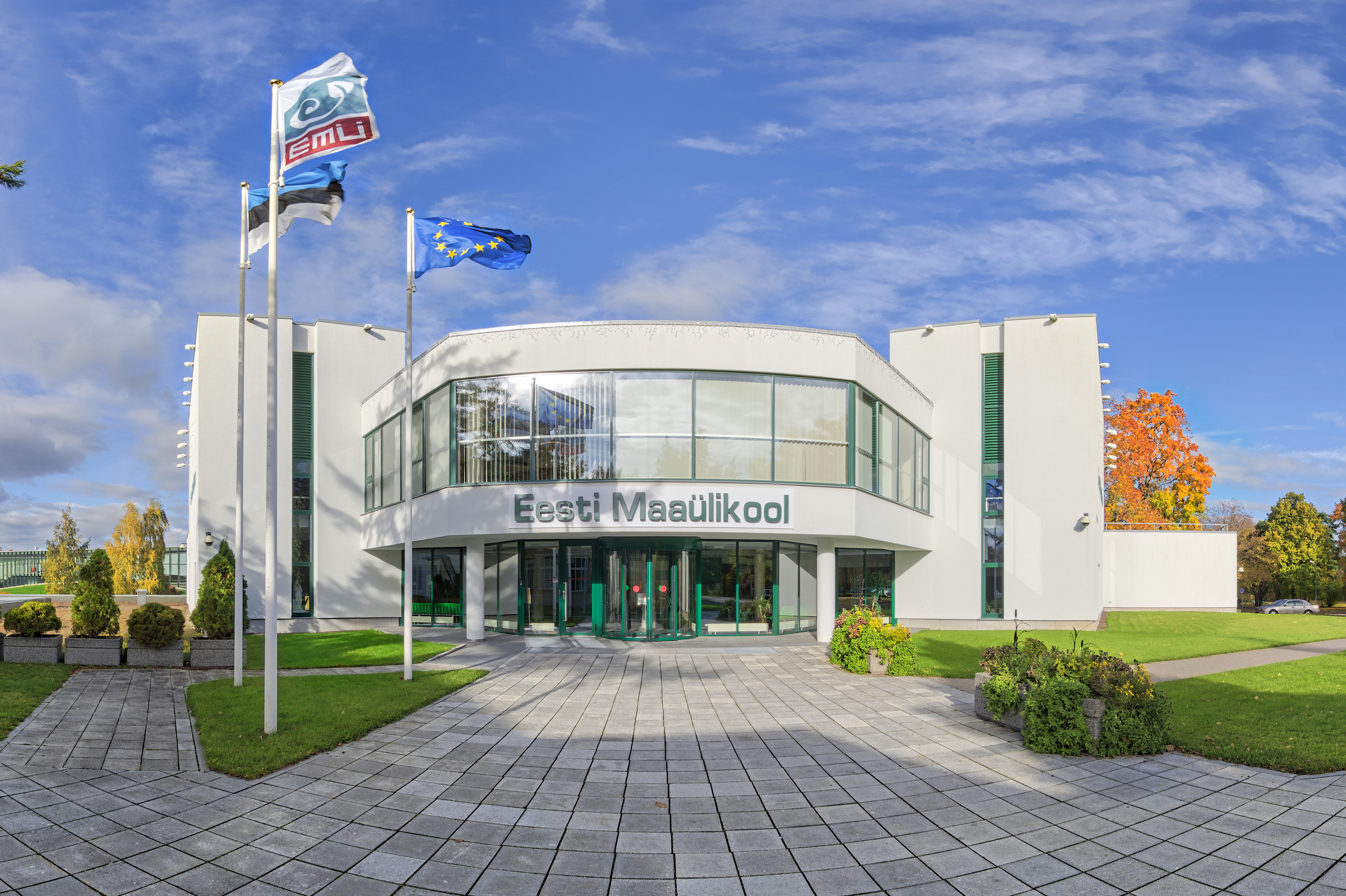 Main entrance of Estonian University of Life Sciences