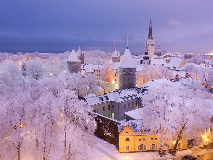 Snowy Tallinn