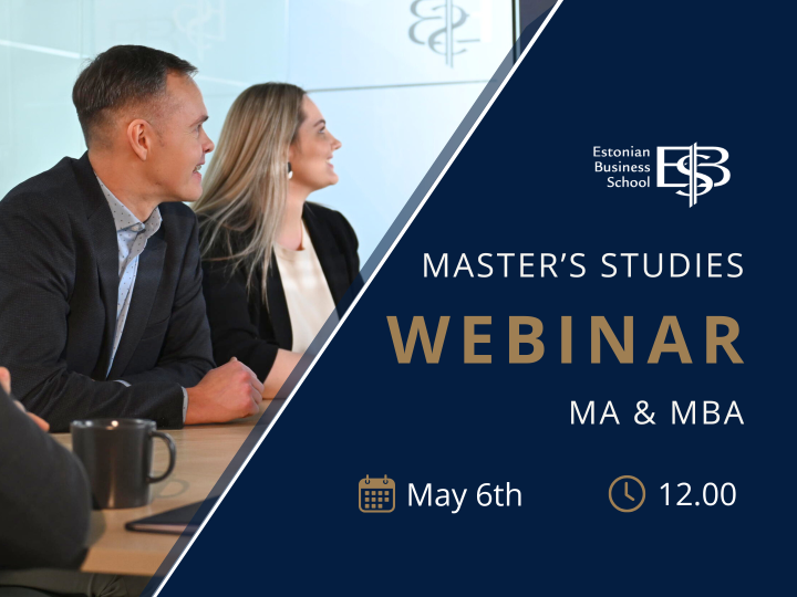 EBS Master's studies webinar: MA & MBA